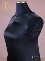 تاپ ساتن جولیا یقه نگین سایزبزرگ