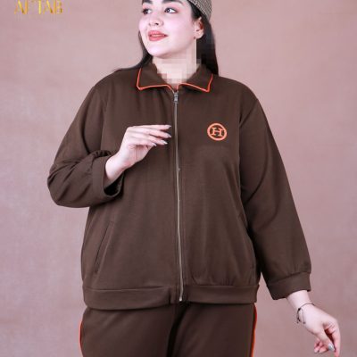 ست سوییشرت شلوار کجراه هرمس سایزبزرگ
