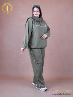 ست پولوشرت نیم زیپ سایزبزرگ