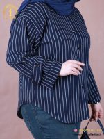 شومیز شکت راه راه سایزبزرگ