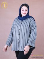 شومیز شکت راه راه سایزبزرگ