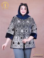 مانتو مجلسی مخمل سوزندوزی سایزبزرگ
