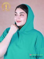 تیشرت باکسی کلاهدار سایزبزرگ