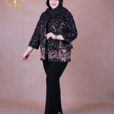 مانتو کرپ هندی سوزندوزی سایزبزرگ