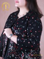 مانتو کرپ هندی سوزندوزی سایزبزرگ