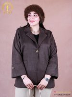 پالتو سوییت دکمه طلایی سایزبزرگ