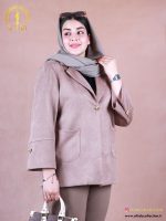 پالتو سوییت دکمه طلایی سایزبزرگ
