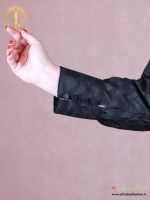 مانتو ژاکارد آستین پفکی سایزبزرگ