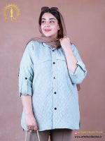مانتو ژاکارد پفکی طرحدار سازبزرگ
