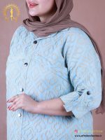 مانتو ژاکارد پفکی طرحدار سازبزرگ