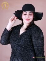 پیراهن مجلسی لمه شنی سایزبزرگ