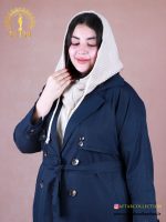 بارانی ژیله دار بلند سایزبزرگ