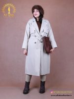 بارانی ژیله دار بلند سایزبزرگ