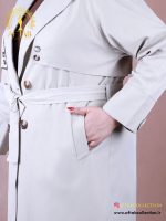 بارانی ژیله دار بلند سایزبزرگ