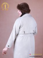 بارانی ژیله دار بلند سایزبزرگ